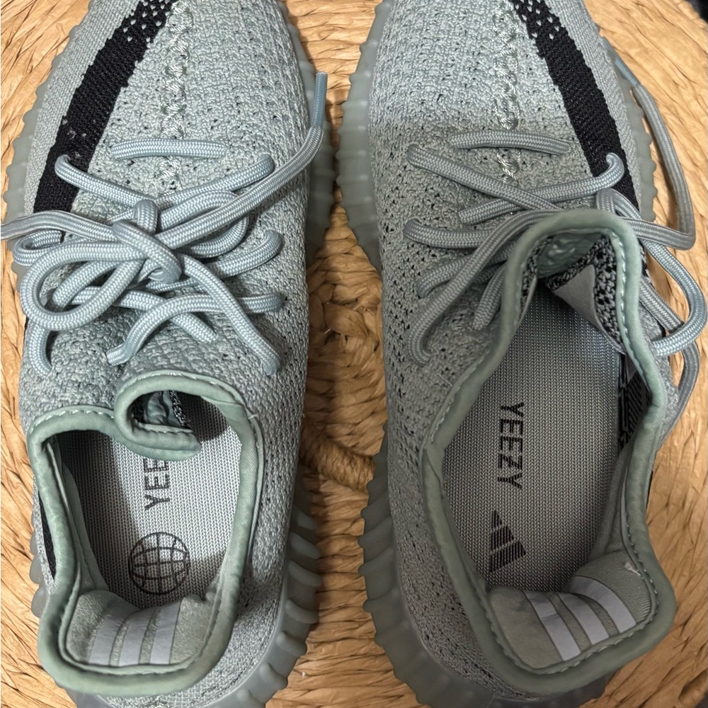 Yeezy Women's Gray and Black Sneakers